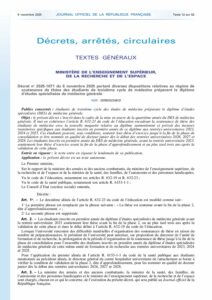 D 2025-1071 du 06.11.25 These de medecine generale - COORDINATION NATIONALE DES COLLEGES D'ENSEIGNANTS EN MEDECINE