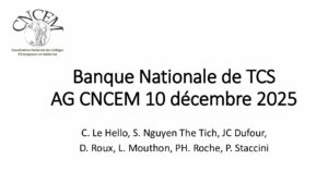 6.lehello - COORDINATION NATIONALE DES COLLEGES D'ENSEIGNANTS EN MEDECINE