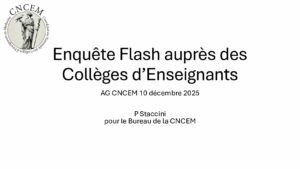 9.staccini - COORDINATION NATIONALE DES COLLEGES D'ENSEIGNANTS EN MEDECINE